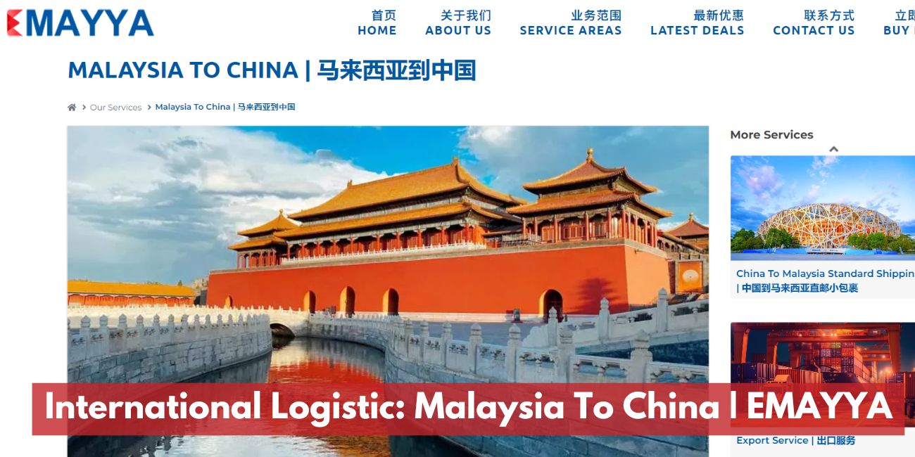 E Mayya Asia: Leading Freight and Forwarding Solutions from Malaysia to China